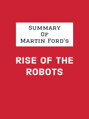 cover image of Summary of Martin Ford's Rise of the Robots